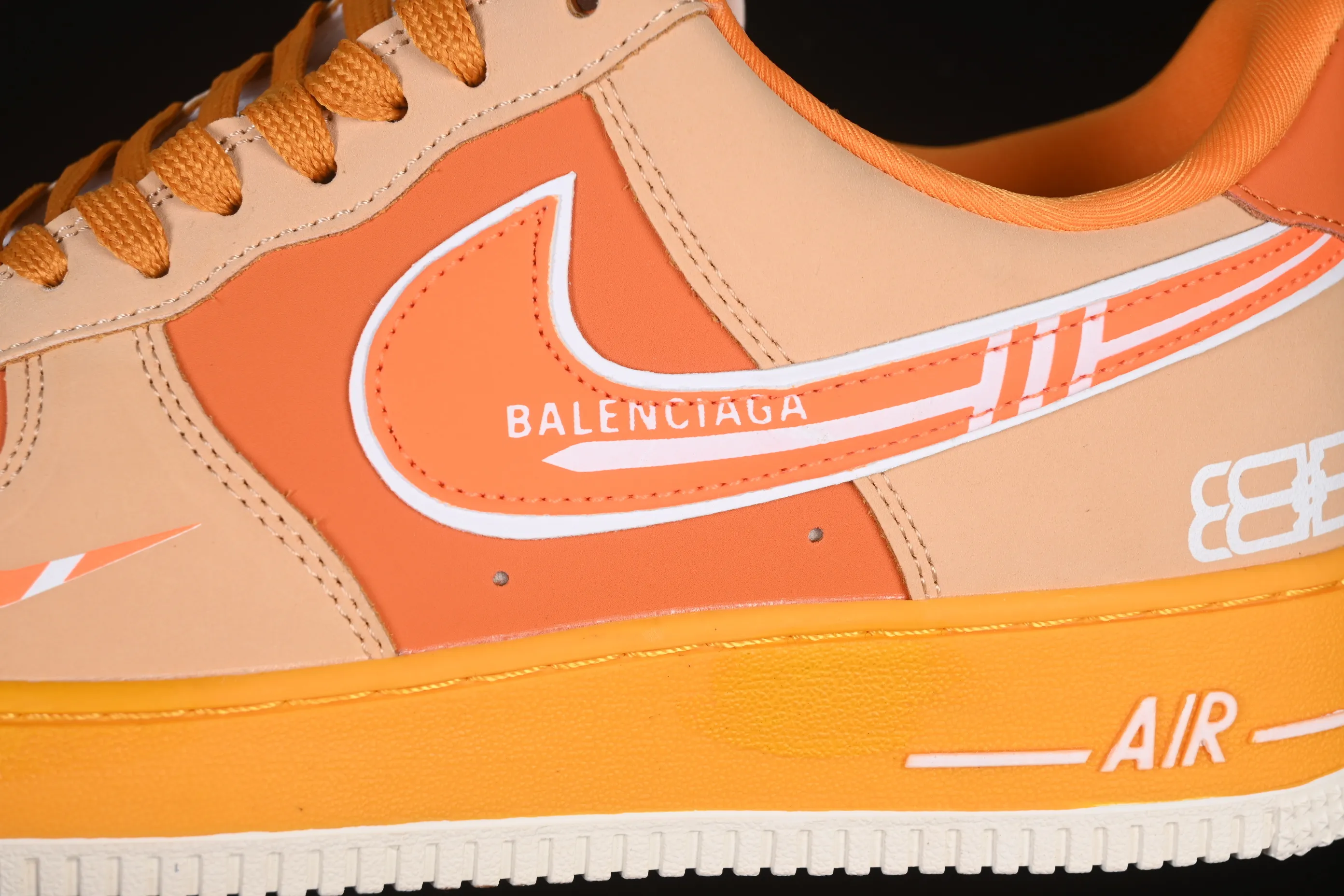All categories Nk Air Force 1 Air Force series Nk Air Force 1 Low Air Force low-top Nike Air Force 1'07 Low Balenciaga co-branded Vibrant Orange Air Force 1 low-top casual sneakers SY1388-002
